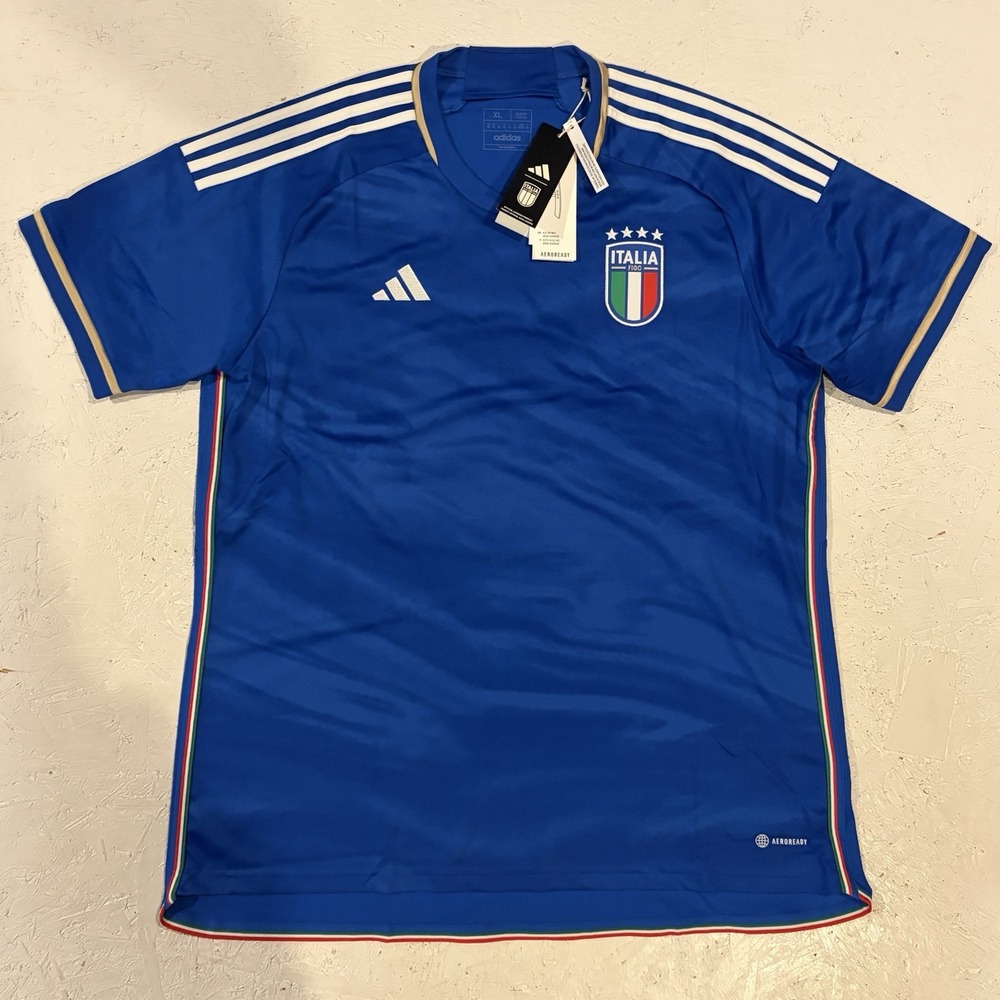 Adidas Authentic Italy National Team Soccer Jersey Mens XL HS9895 2023/2024
